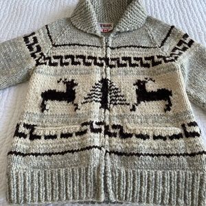 Vintage Tuak Cowichan Cardigan Sweater